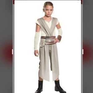 Rubies Star Wars Rey costume, size Medium 8-10.